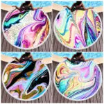 Round Beach Blanket Towel