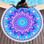 Round Beach Bath Towel Mandala
