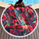 circle beach towel boho
