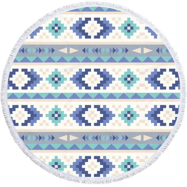 Custom round beach towel - Image 12