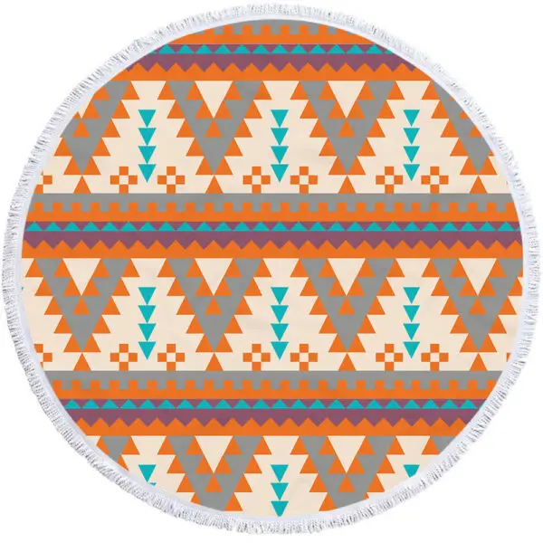 Custom round beach towel - Image 11