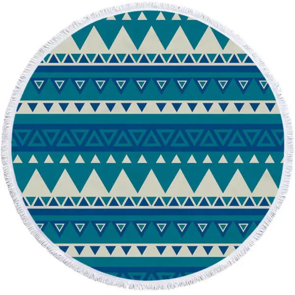 Custom round beach towel - Image 2