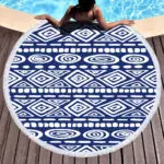 round beach towels for adults kids