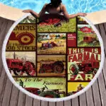 round beach towel uk