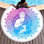 etsy round beach towel