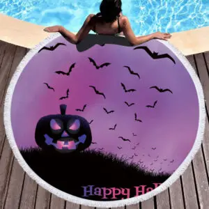 buy circle beach towel halloween